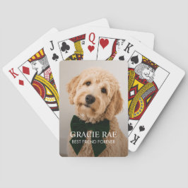 Baraja De Cartas Foto personalizada moderna de mascota