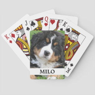 Baraja De Cartas Foto personalizada nombre personalizado Amante de
