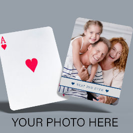 Baraja De Cartas Foto personalizada texto personalizado familia mod