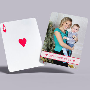Baraja De Cartas Foto personalizada texto personalizado familia mod