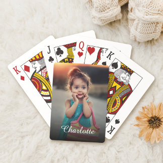 Baraja De Cartas Foto personalizado