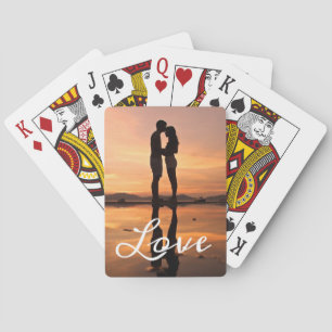 Baraja De Cartas Foto personalizado Love Girlfriend Boyfriend Scrip