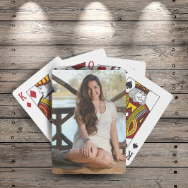 Baraja De Cartas Foto personalizado personalizada