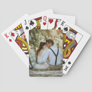 Baraja De Cartas Foto Personalizado personalizada de doble cara