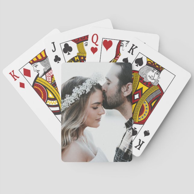 Baraja De Cartas Foto Personalizado personalizada de doble cara  (Reverso)