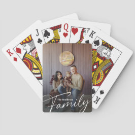 Baraja De Cartas Foto simple de la familia de Personalizados