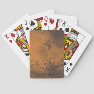 Baraja De Cartas Foto superficial del planeta de Marte