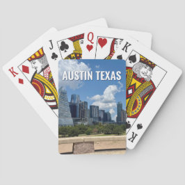 Baraja De Cartas Fotografía de Austin Texas City Skyline