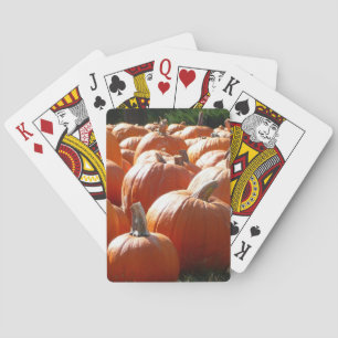 Baraja De Cartas Fotografía de calabazas para Caída, Halloween o Dí