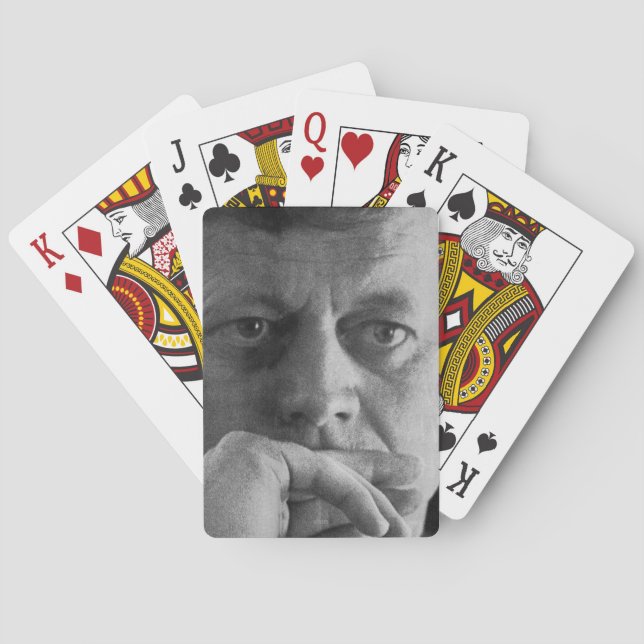 Baraja De Cartas Fotografía de John F. Kennedy (Reverso)