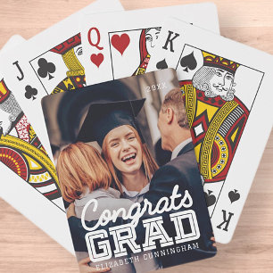 Baraja De Cartas Fotografía de Preppy Simple Grad Grad Modern