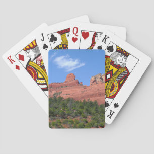 Baraja De Cartas Fotografía de Steamboat Rock en Sedona Arizona