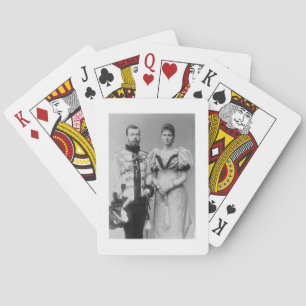 Baraja De Cartas Fotografía del retrato del Tsar Nicolás II
