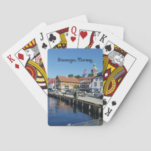 Baraja De Cartas Fotografía escénica de Stavanger, Noruega, JUGANDO