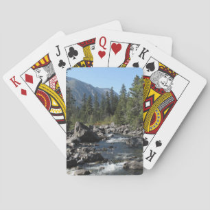 Baraja De Cartas Fotografía panorámica de Mountain River Rugged