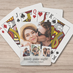 Baraja De Cartas Fotomontaje de parejas modernas divertida noche de