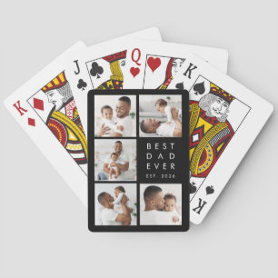Baraja De Cartas Fotos personalizadas Mejor Papá del Mundo