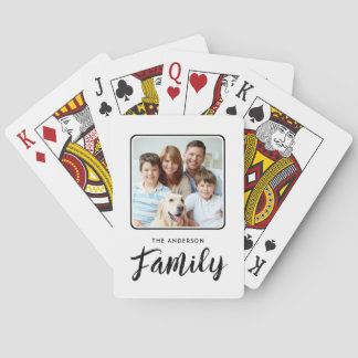Baraja De Cartas Fotos Personalizados modernas tarjetas de juego cl