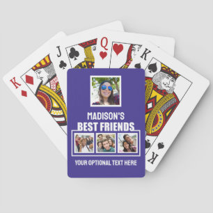 Baraja De Cartas Fotos, texto y color de los mejores amigos persona