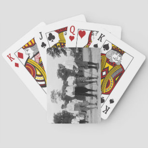 Baraja De Cartas Foursome del presidente Harding Golf, años 20
