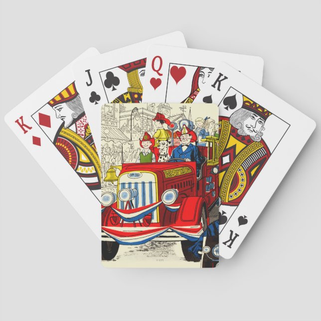 Baraja De Cartas Fourth of July Parade (Reverso)