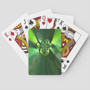 Baraja De Cartas Fox abstracto de la hoja