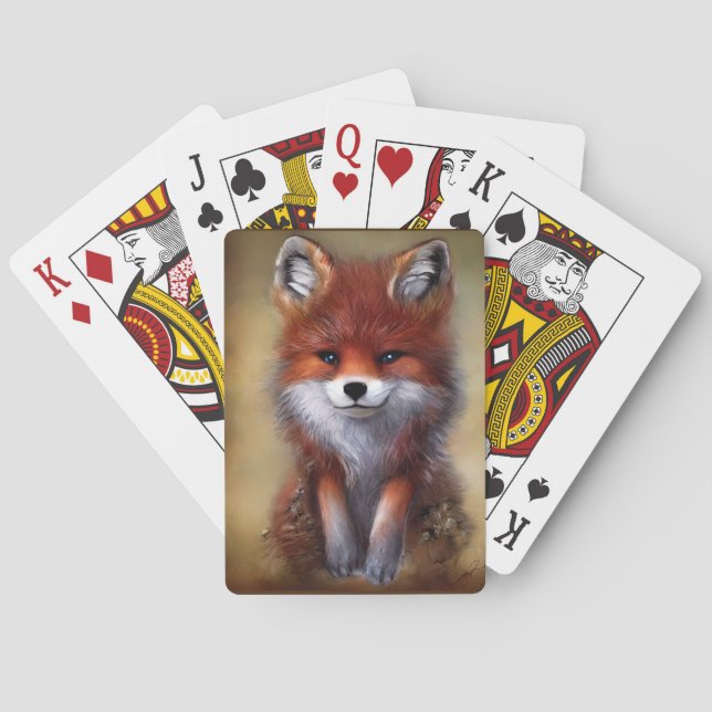 Baraja De Cartas Fox Adorable (Reverso)