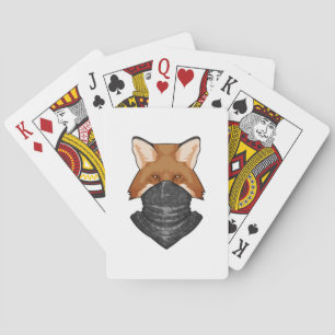 Baraja De Cartas Fox como bandido con Kerchief