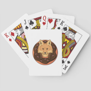 Baraja De Cartas Fox con Donut