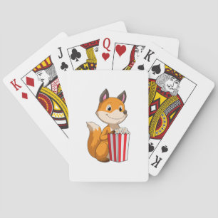 Baraja De Cartas Fox con Popcorn