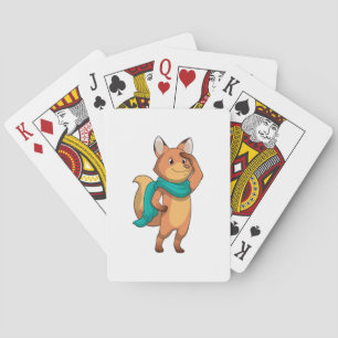 Baraja De Cartas Fox con Scarf