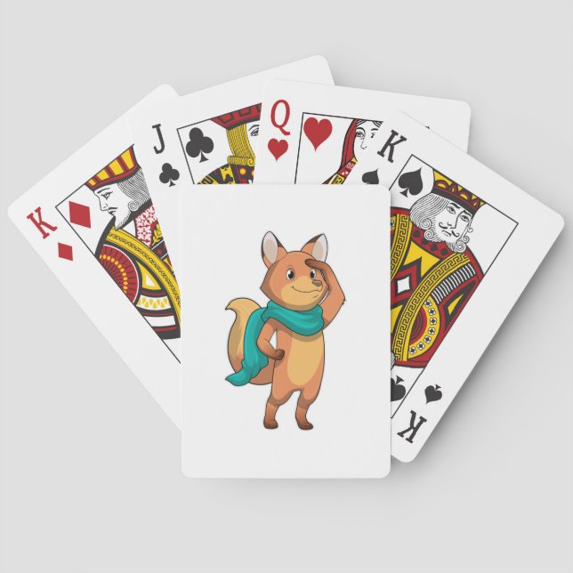 Baraja De Cartas Fox con Scarf (Reverso)