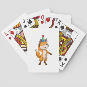 Baraja De Cartas Fox en Fiesta con Fiesta gorra
