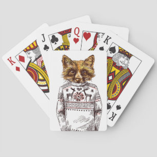 Baraja De Cartas Fox vestido astuto