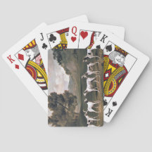 Foxhounds in a Rural Landscape (de George Stubbs)