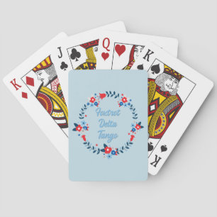 Baraja De Cartas Foxtrot Delta Tango