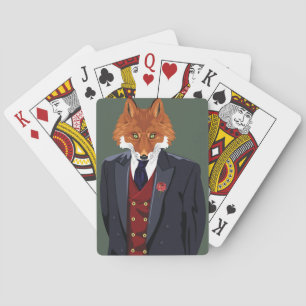 Baraja De Cartas Foxy Portrait