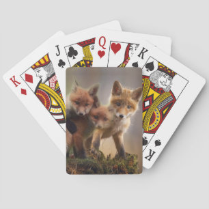 Baraja De Cartas Foxy Triplets
