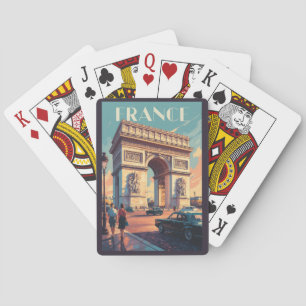 Baraja De Cartas France Arc de Triomphe Viaje de cosecha