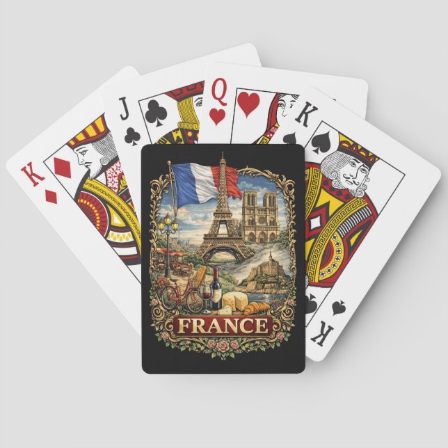 Baraja De Cartas Francia (Reverso)