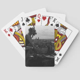 Baraja De Cartas Francia Vintage París Catedral de Notre Dame diabl