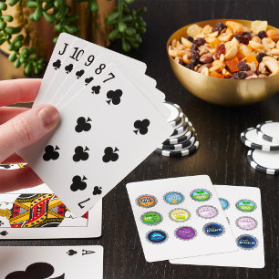 Baraja De Cartas Frascos de refresco coloridos