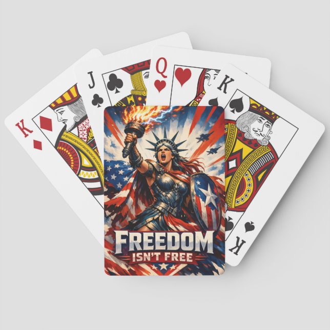 Baraja De Cartas Freedom Isn't Free  (Reverso)