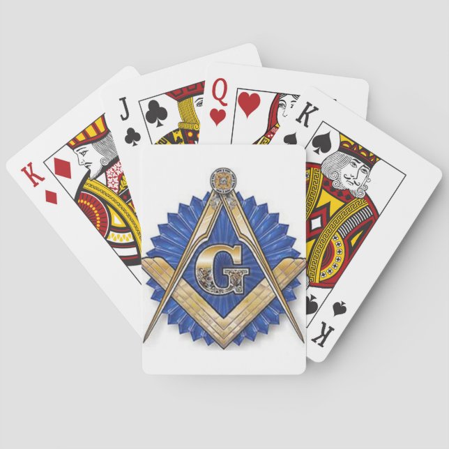 Baraja De Cartas Freemason (Reverso)
