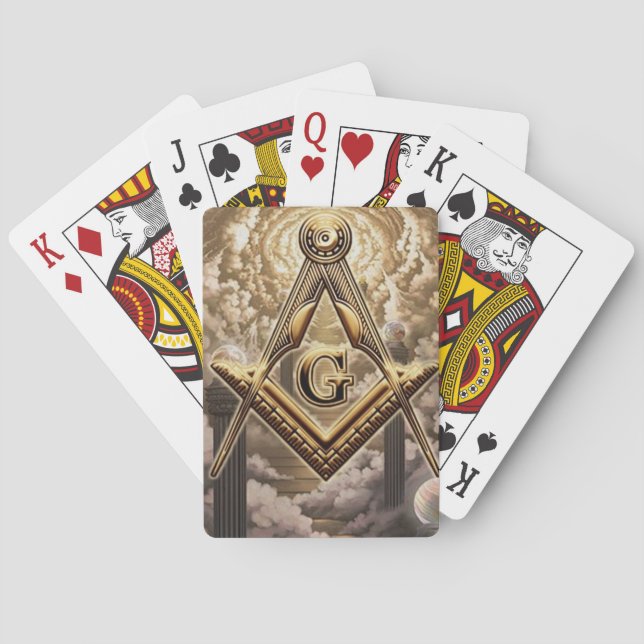 Baraja De Cartas Freemason (Reverso)
