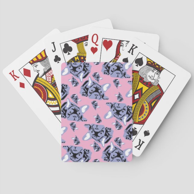 Baraja De Cartas French Bulldogs (Reverso)