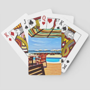 Baraja De Cartas Frente de playa - Tarjetas de reproducción clásica