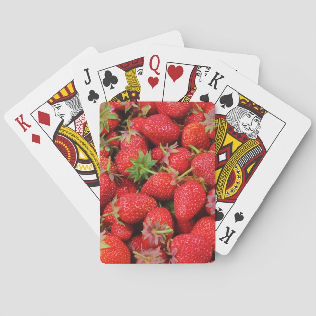 Baraja De Cartas Fresas (Reverso)