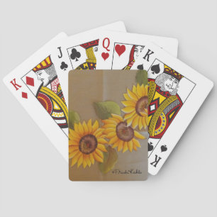 Baraja De Cartas Frida Kahlo Pintado de girasoles