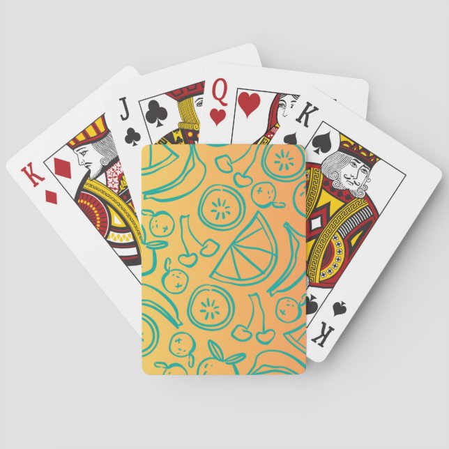Baraja De Cartas Frutas (Reverso)